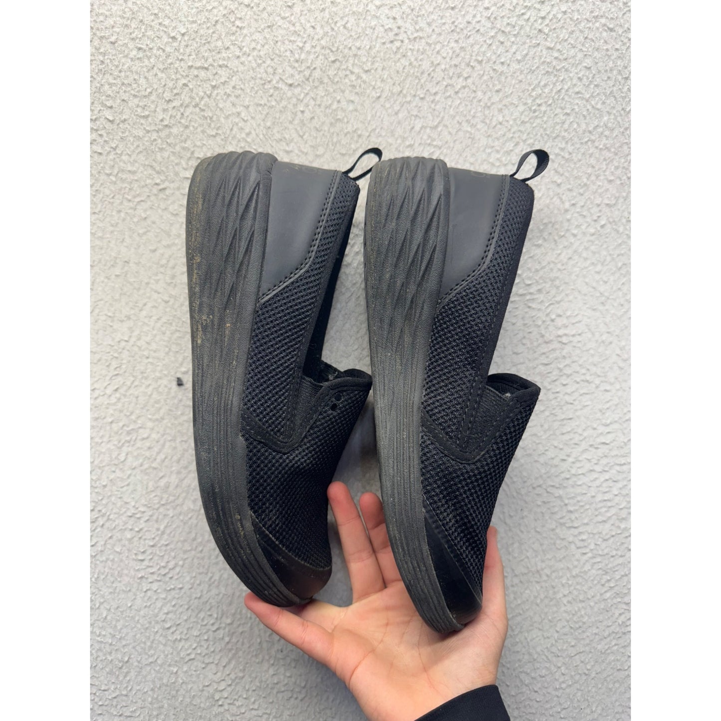 Ryka Black Slip-On Walking Shoes Size 7 Mesh #9473