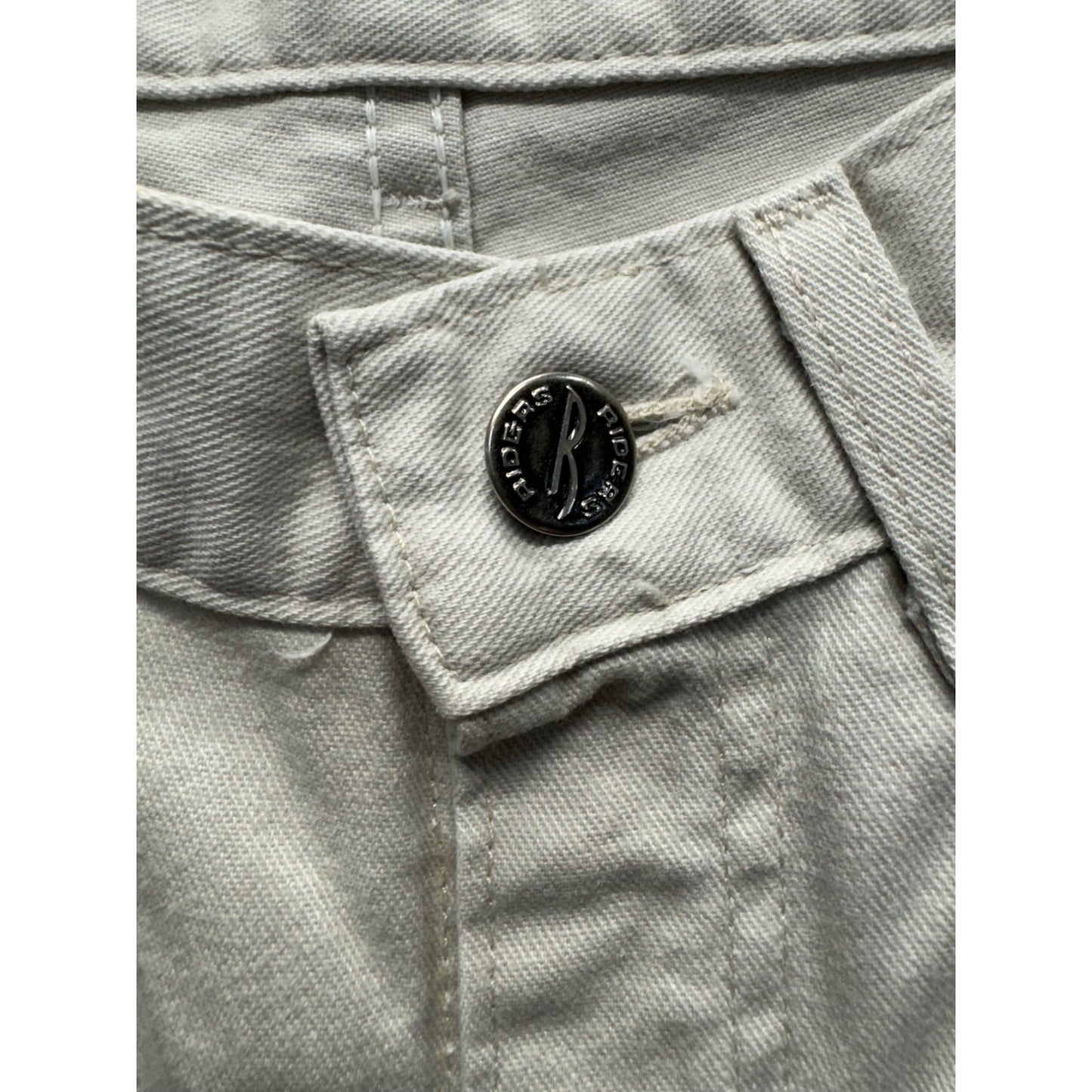 Riders White Denim Jeans Womens  Straight Leg #441B