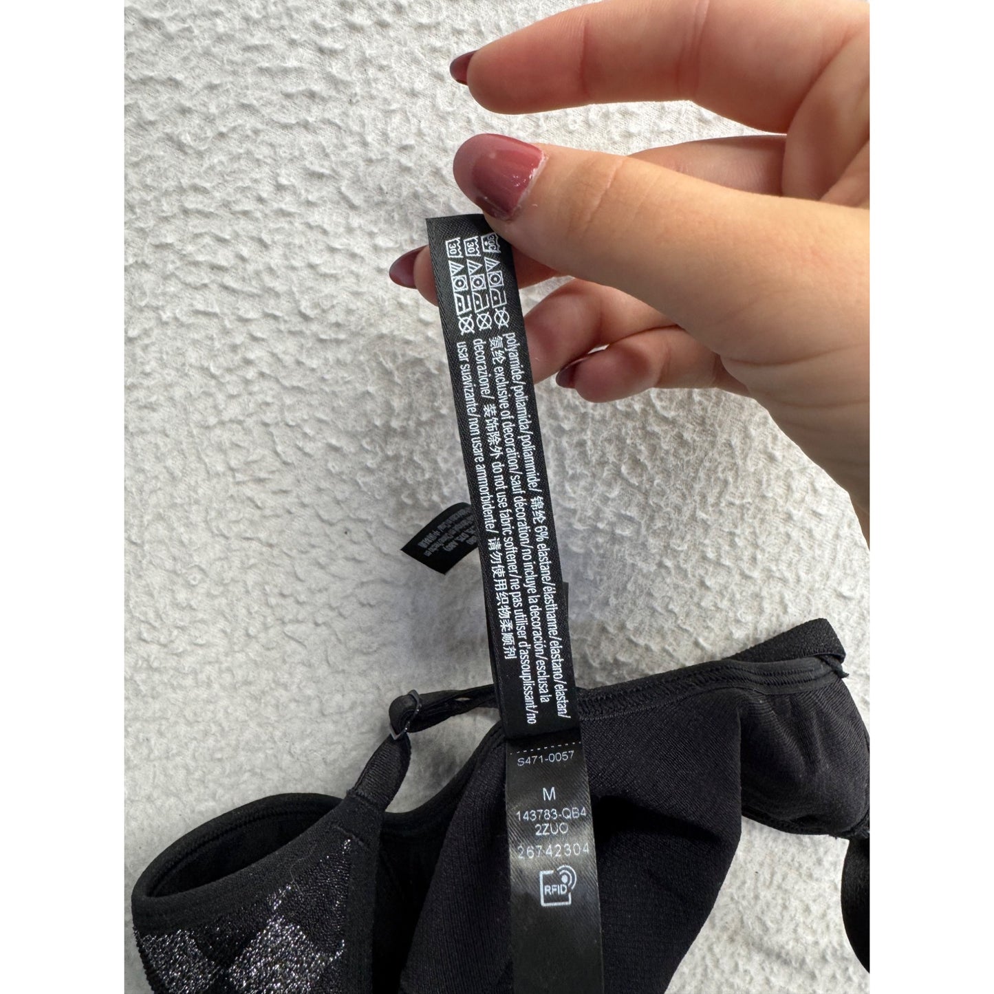 Pink Active Seamless Checkered Sports Bra M #9054