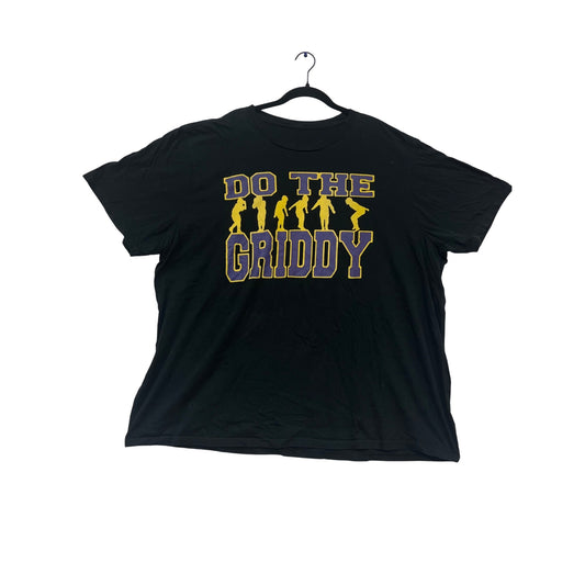 Do The Griddy Graphic T-Shirt Black 3XLT #513A