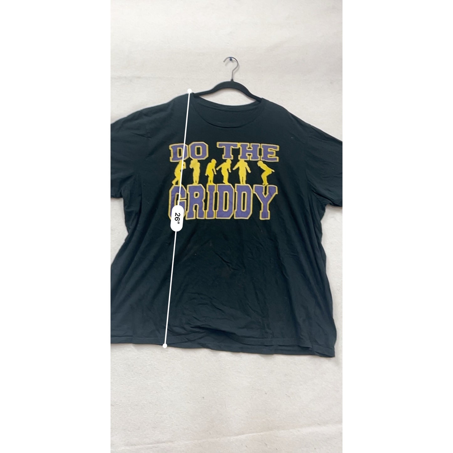 Do The Griddy Graphic T-Shirt Black 3XLT #513A