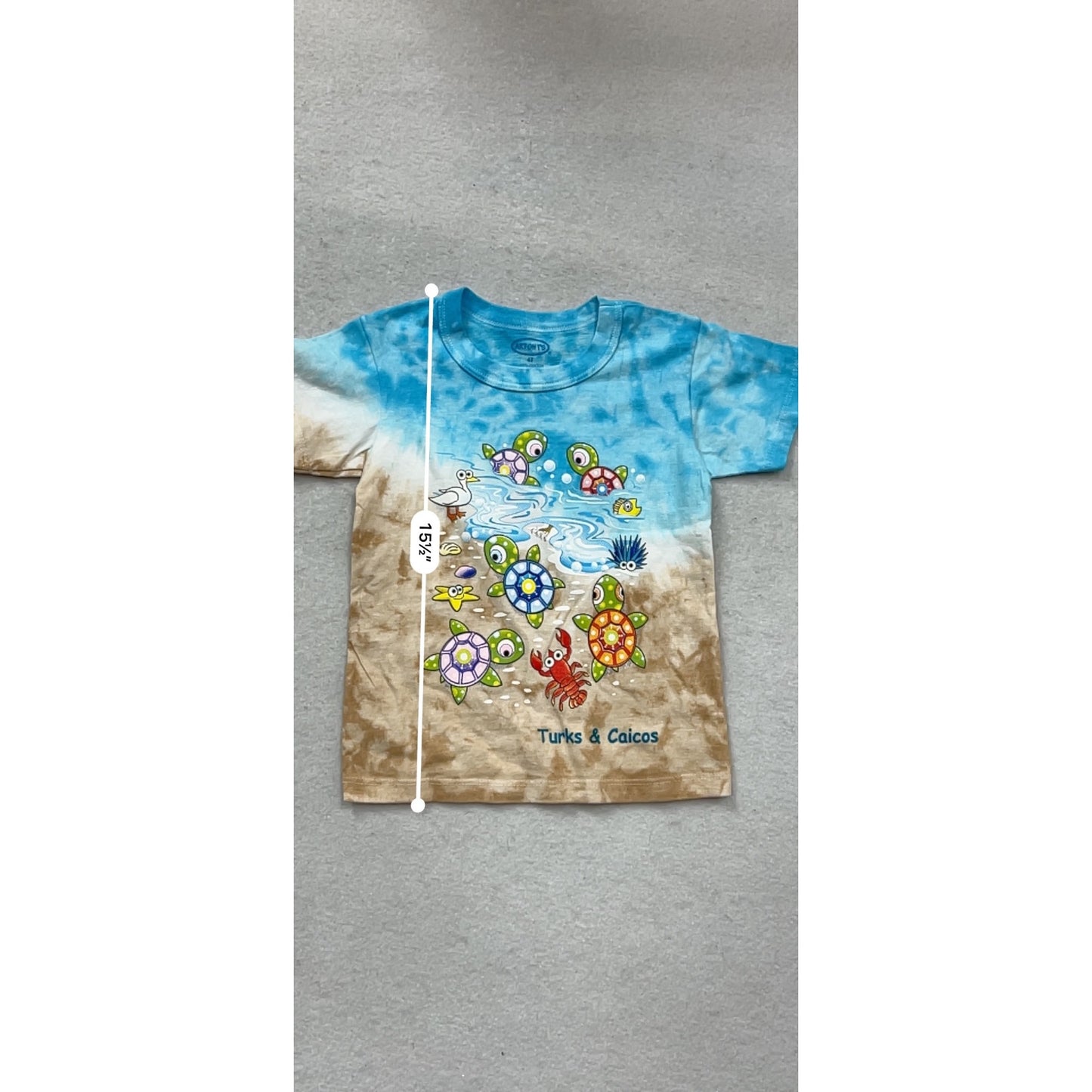 Turks & Caicos Kids Tie-Dye T-Shirt 4T #152C