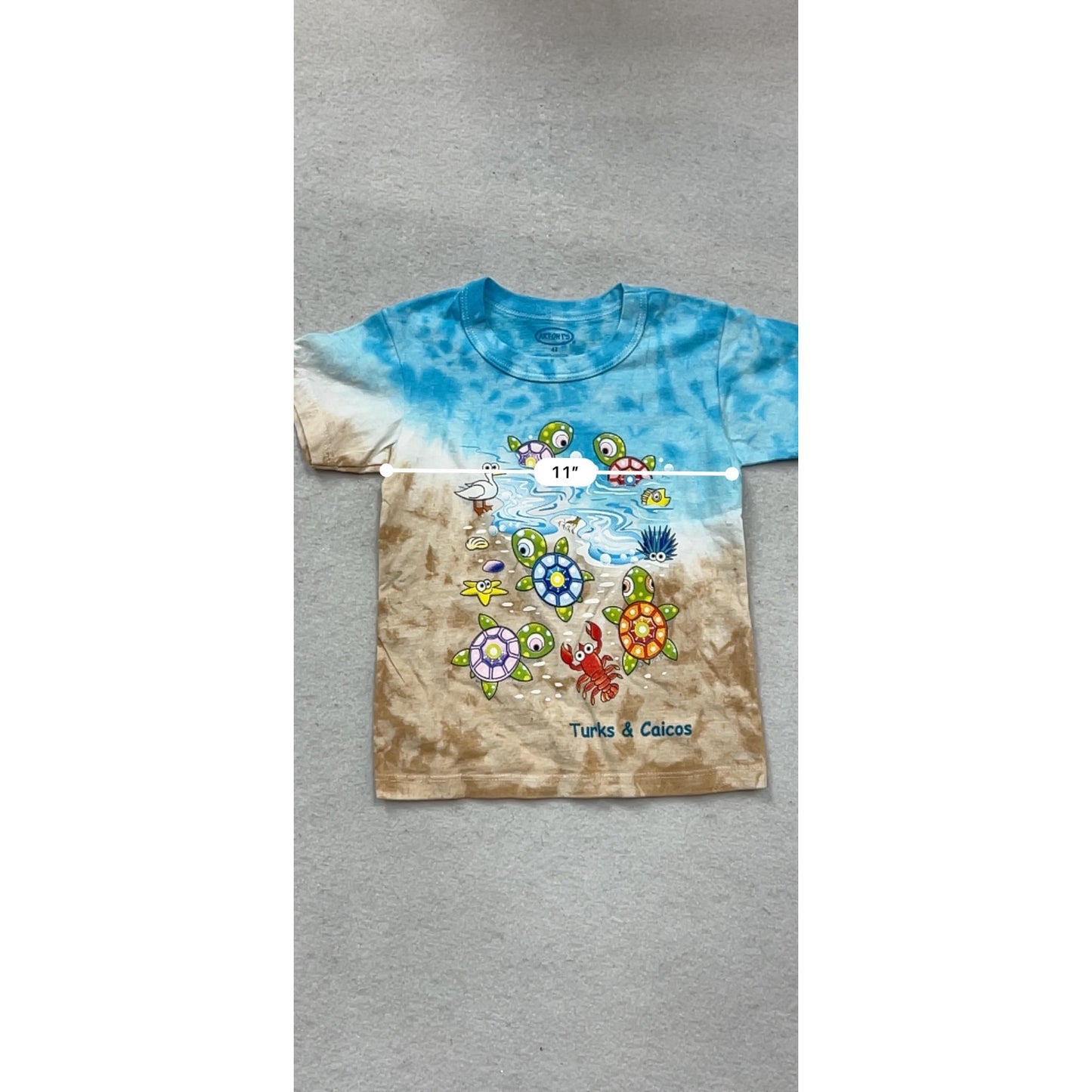 Turks & Caicos Kids Tie-Dye T-Shirt 4T #152C