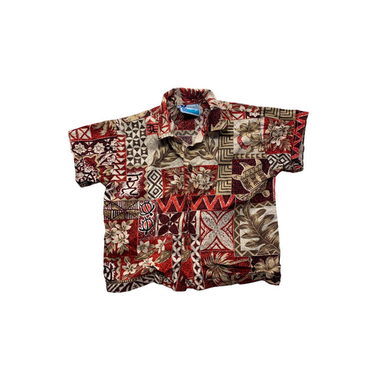 Rjc Made In Hawaii Aloha Shirt Short Sleeve Tropical Print Button-Up for babies #7341