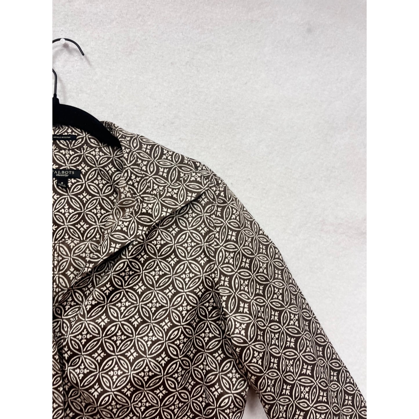 Talbots Wrinkle-Resistant Cotton Shirt Size 8 #193A