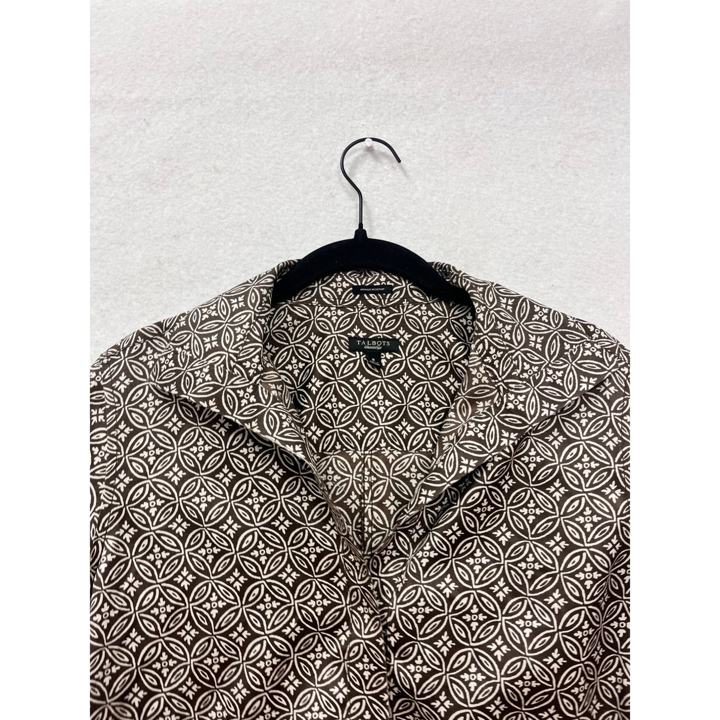 Talbots Wrinkle-Resistant Cotton Shirt Size 8 #193A