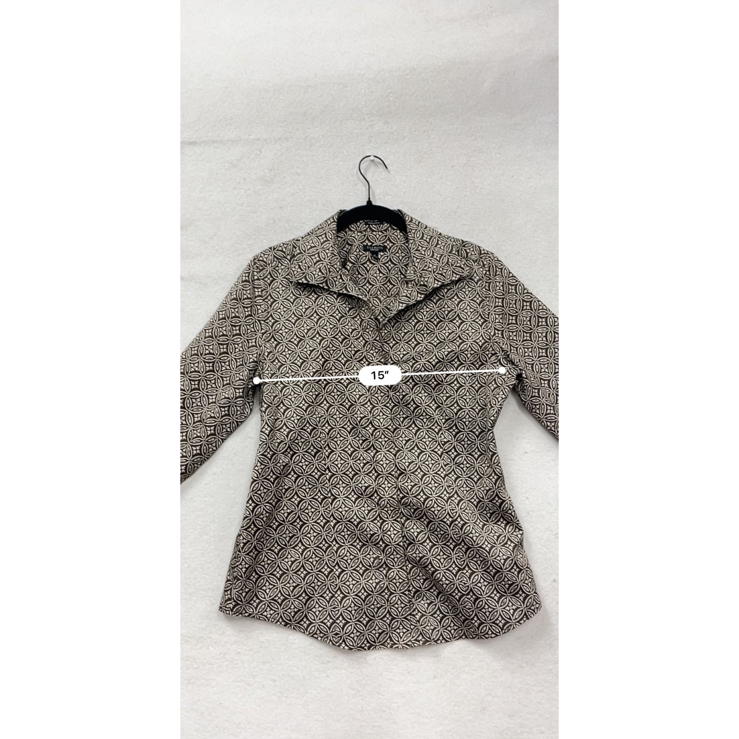 Talbots Wrinkle-Resistant Cotton Shirt Size 8 #193A