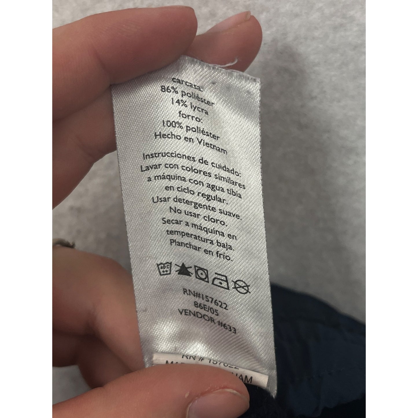 Eddie Bauer 6 Navy Blue Athletic Fleece Lined Joggers #7457