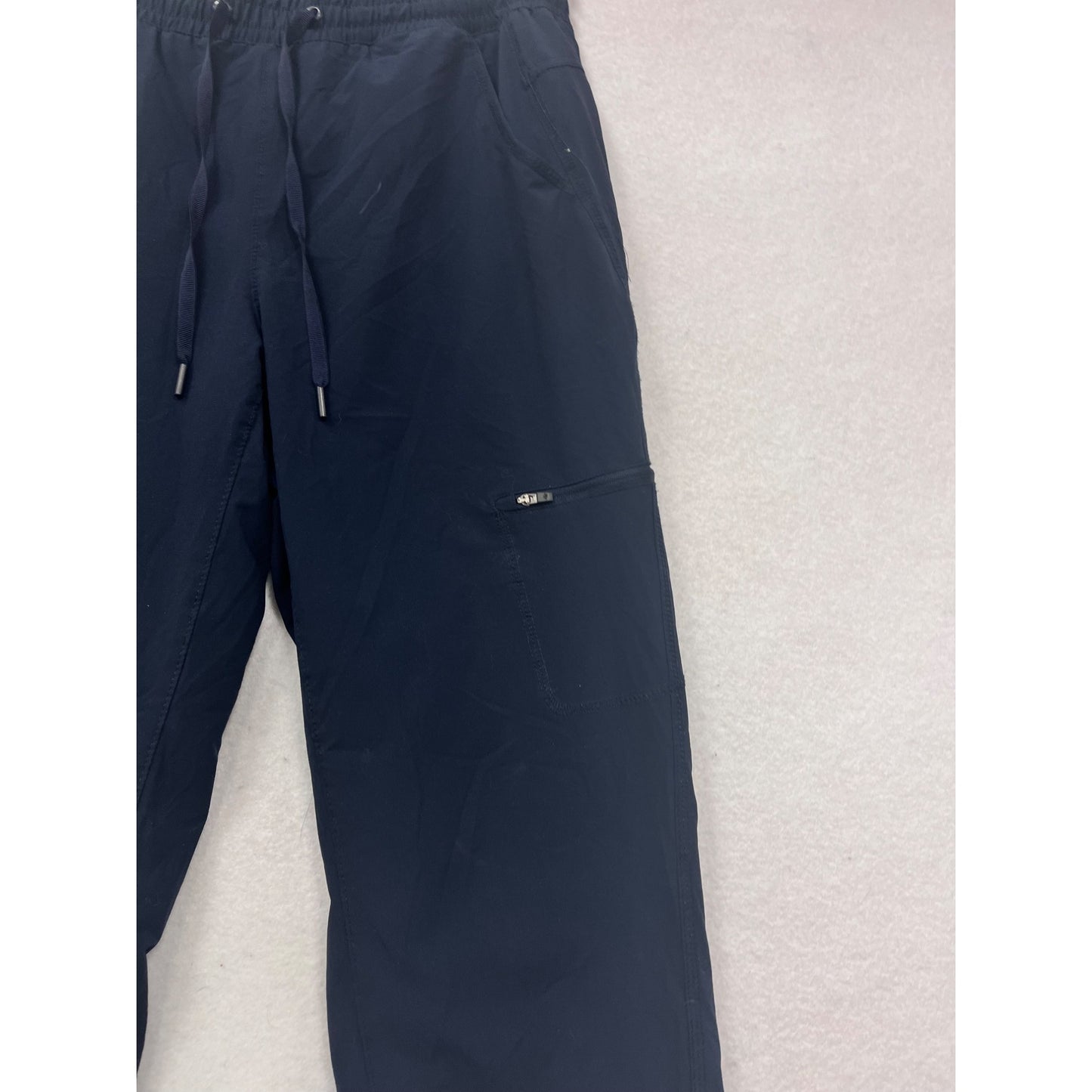 Eddie Bauer 6 Navy Blue Athletic Fleece Lined Joggers #7457
