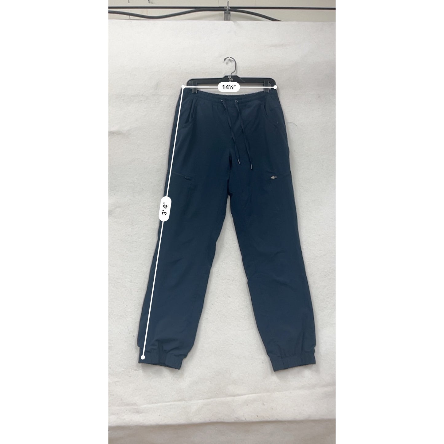 Eddie Bauer 6 Navy Blue Athletic Fleece Lined Joggers #7457