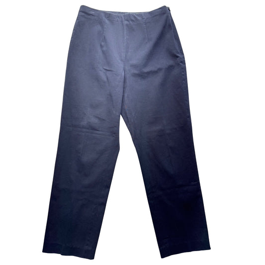 Eddie Bauer Navy Stretch Cotton Blend Pants Size 10 #176B