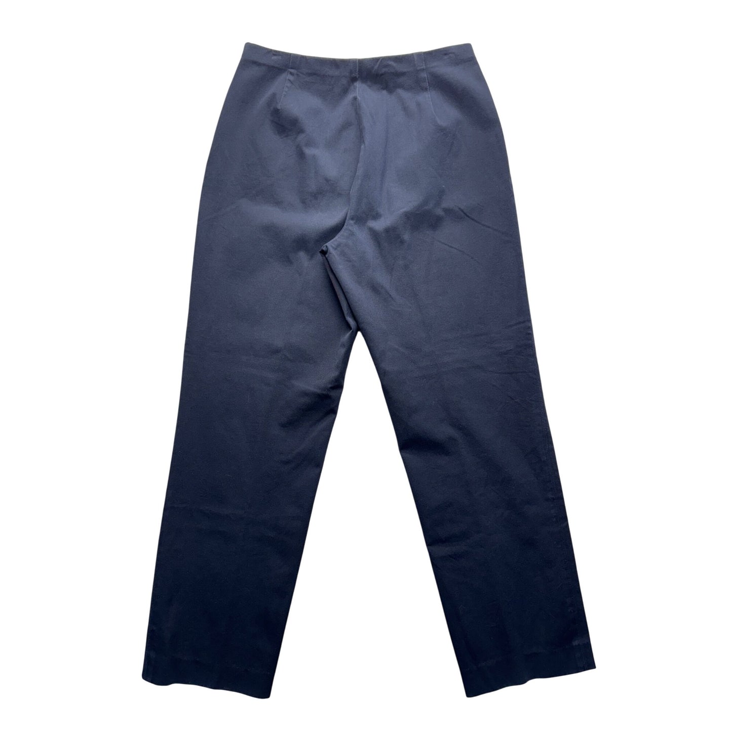 Eddie Bauer Navy Stretch Cotton Blend Pants Size 10 #176B