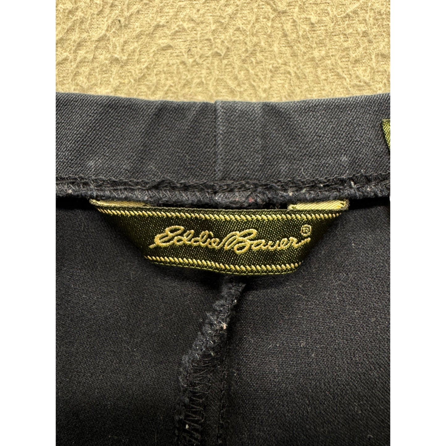 Eddie Bauer Navy Stretch Cotton Blend Pants Size 10 #176B