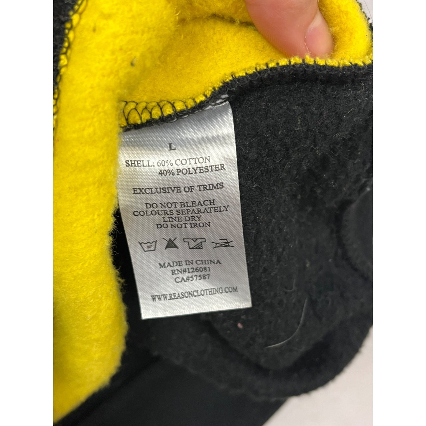 Colorblock Hoodie With Graphic Print By Reason #8926