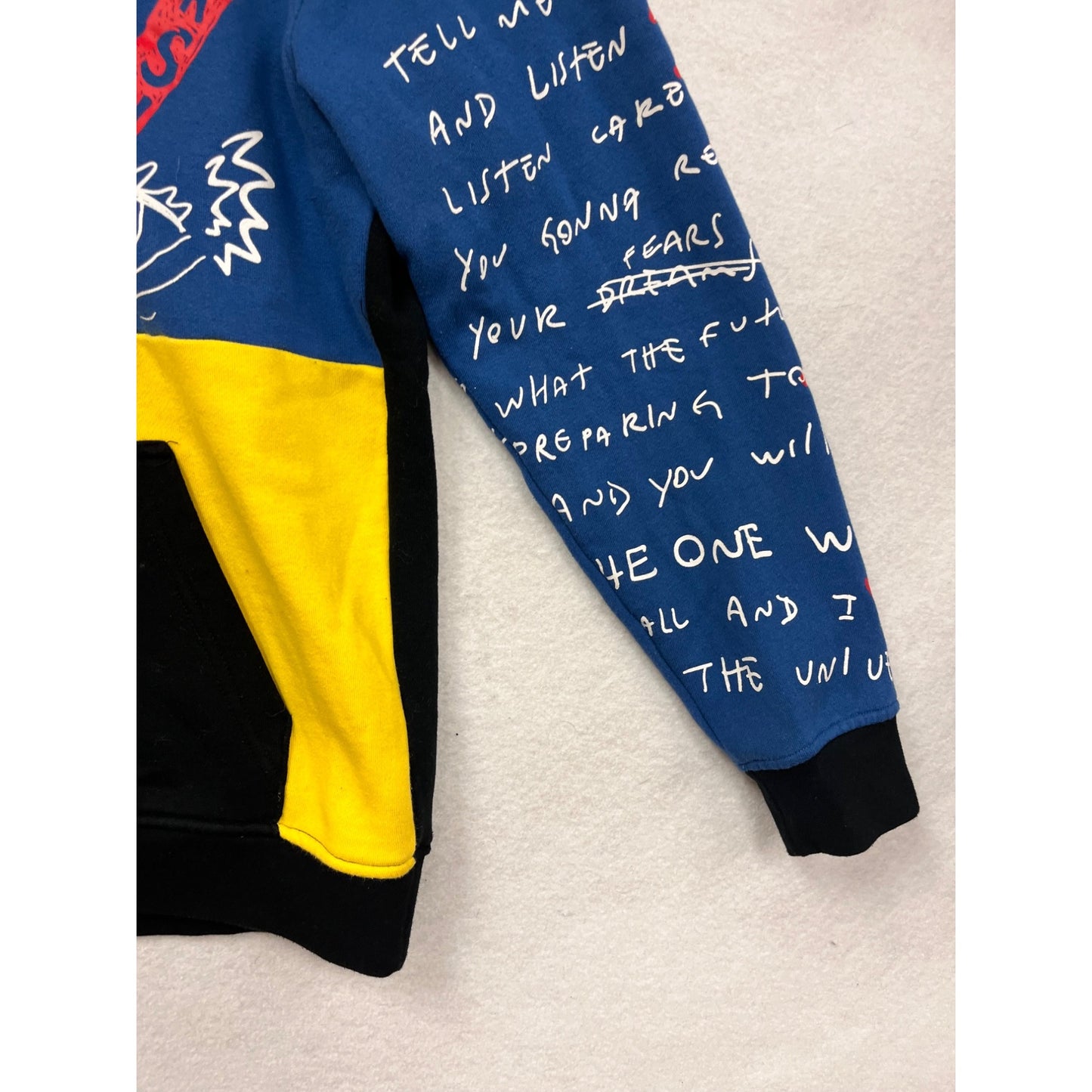 Colorblock Hoodie With Graphic Print By Reason #8926