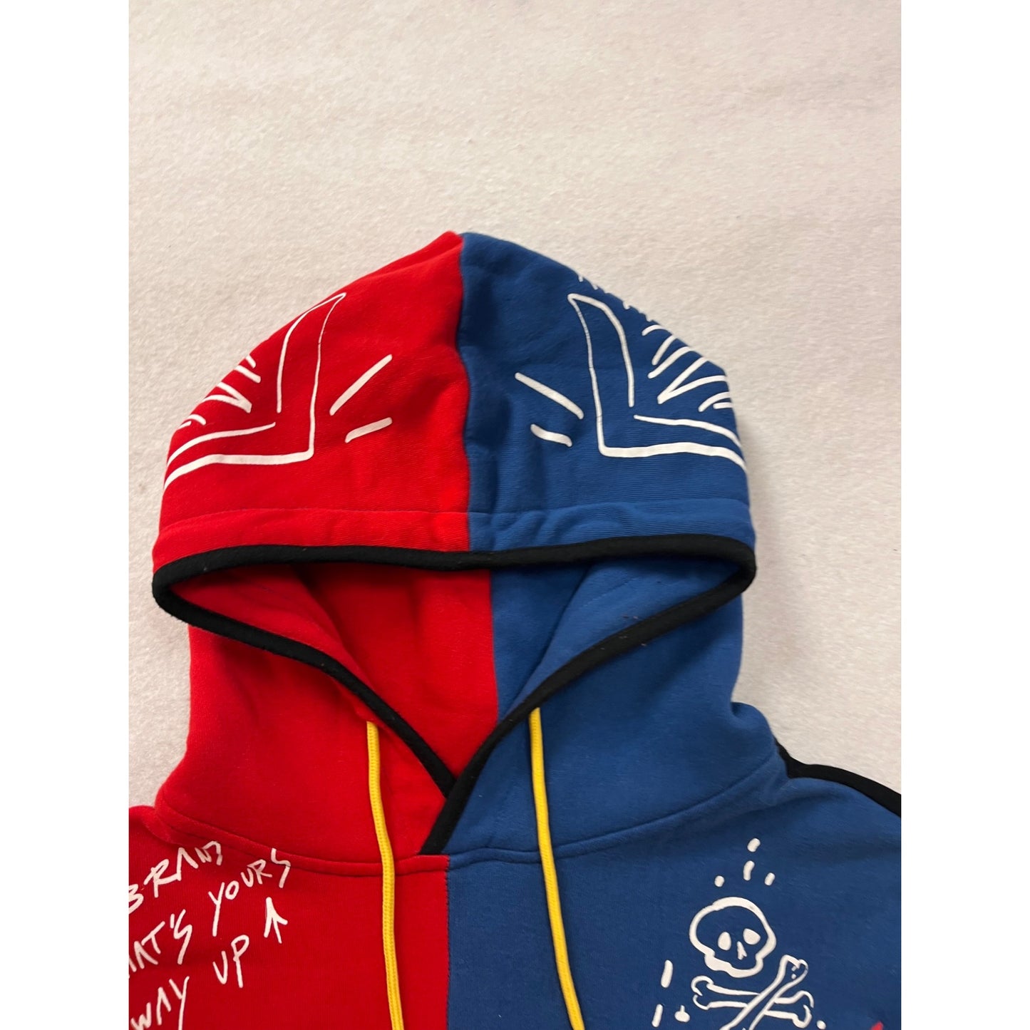 Colorblock Hoodie With Graphic Print By Reason #8926