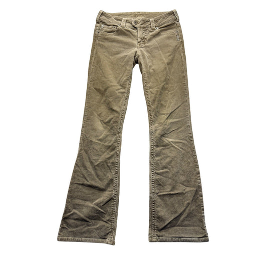 Silver Jeans Co.  Corduroy Flare Pants  Beige #306B