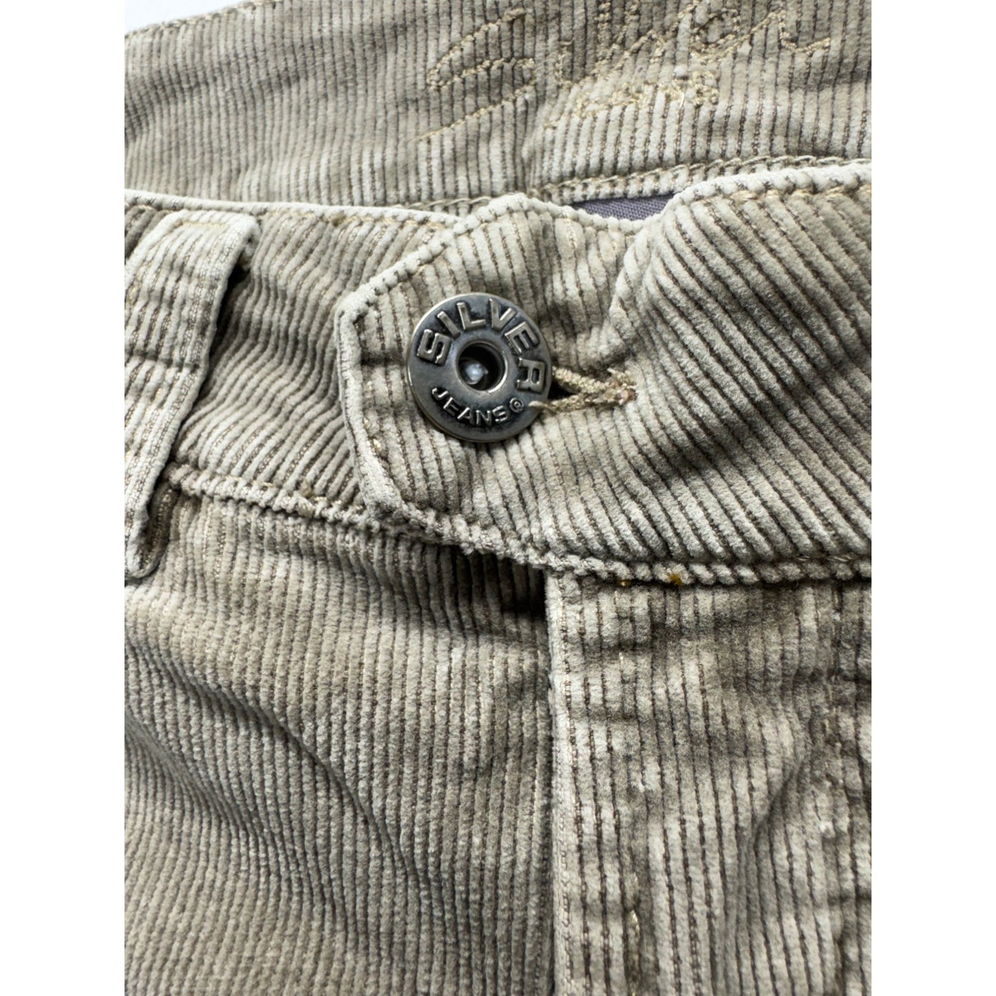 Silver Jeans Co.  Corduroy Flare Pants  Beige #306B