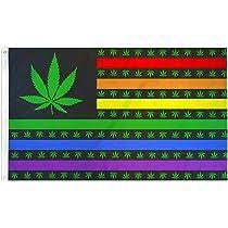 Marijuana USA (rainbow) Flag #41