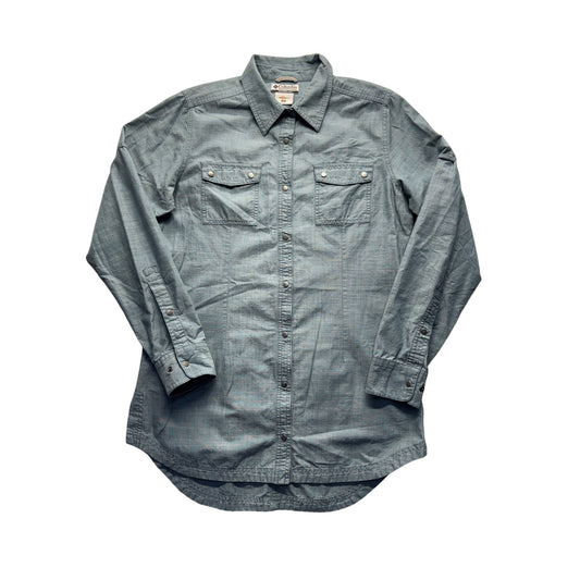 Columbia Long Sleeve Button-Up Shirt M Cotton #9171