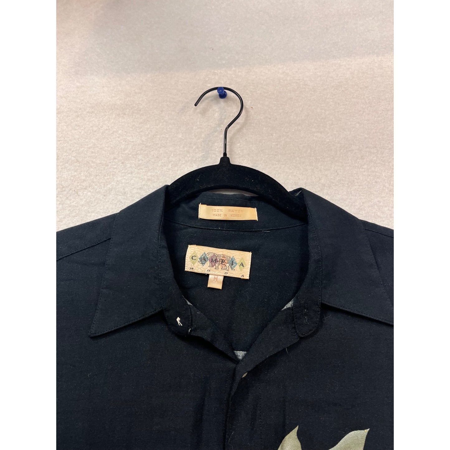 Campia Moda Short Sleeve Button-Front Size XL #987A