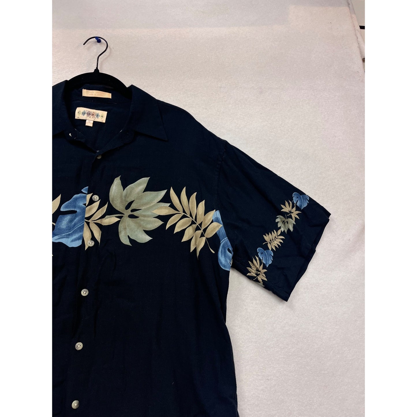 Campia Moda Short Sleeve Button-Front Size XL #987A