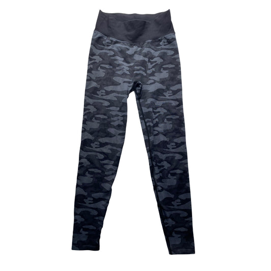 Pink Active Black & Grey Camo Leggings With Butt Scrunch #7004