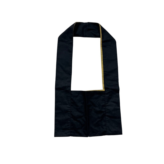 Black & Gold Aveda Tote Bag With Open Center #8249