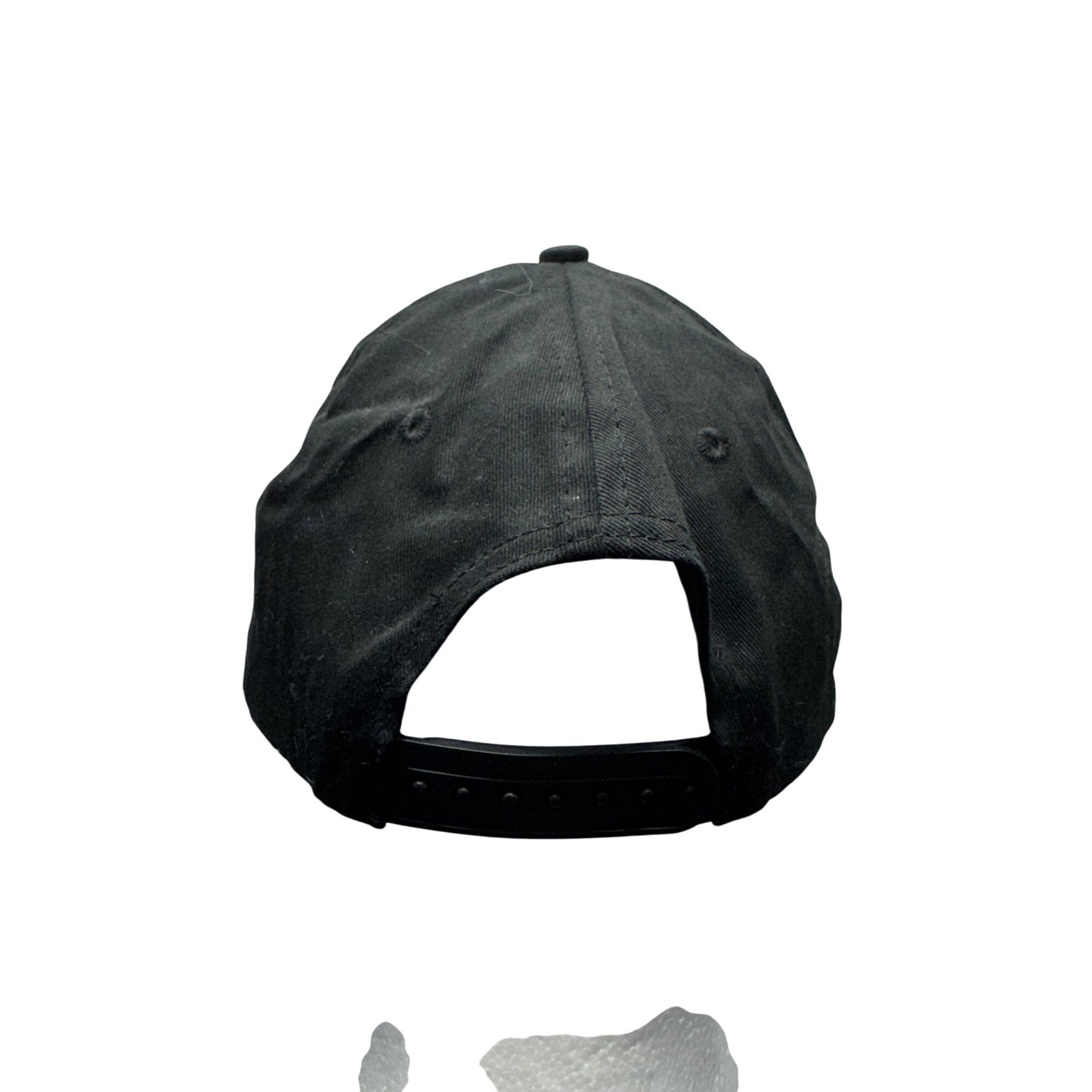 Ghostbusters Snapback Hat With Embroidered Logo & Neon Green Brim Detail #9762