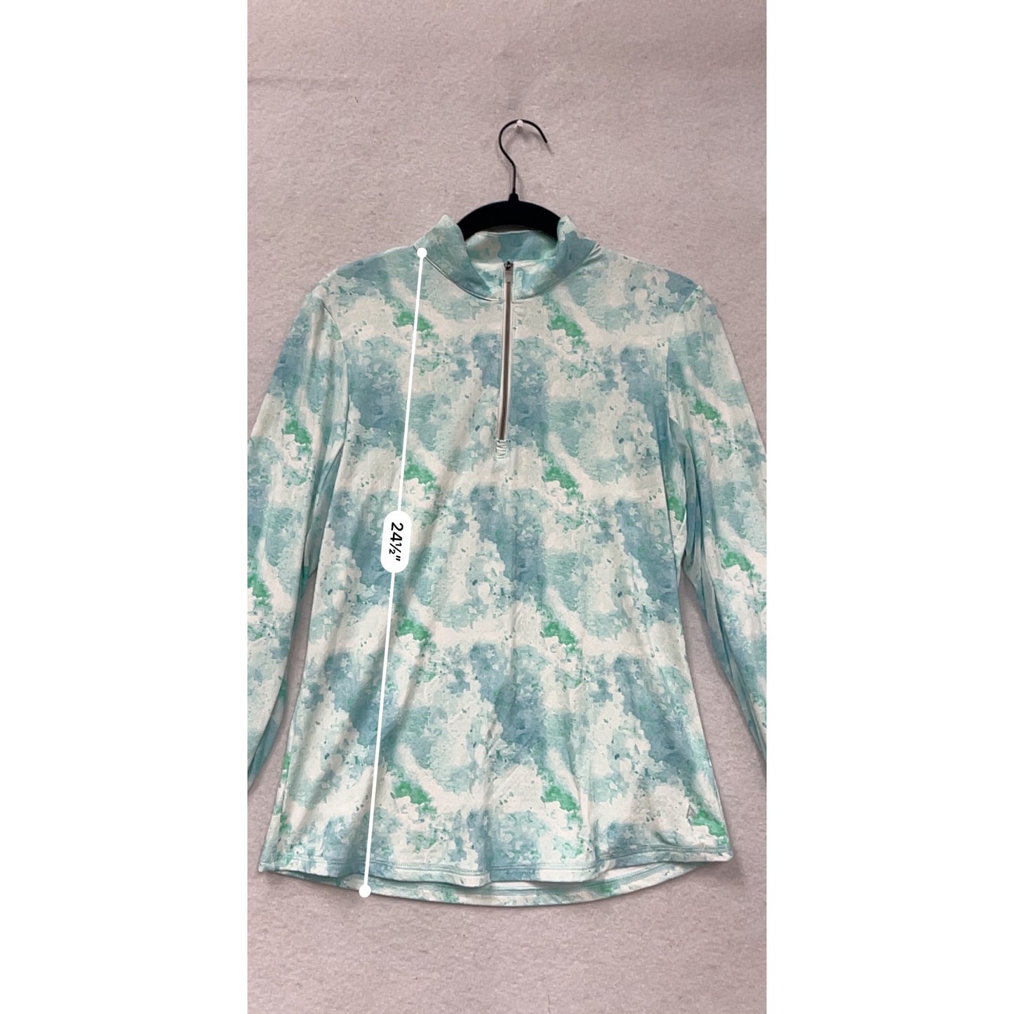 Adair Active S Long Sleeve Watercolor Half-Zip Pullover #8846