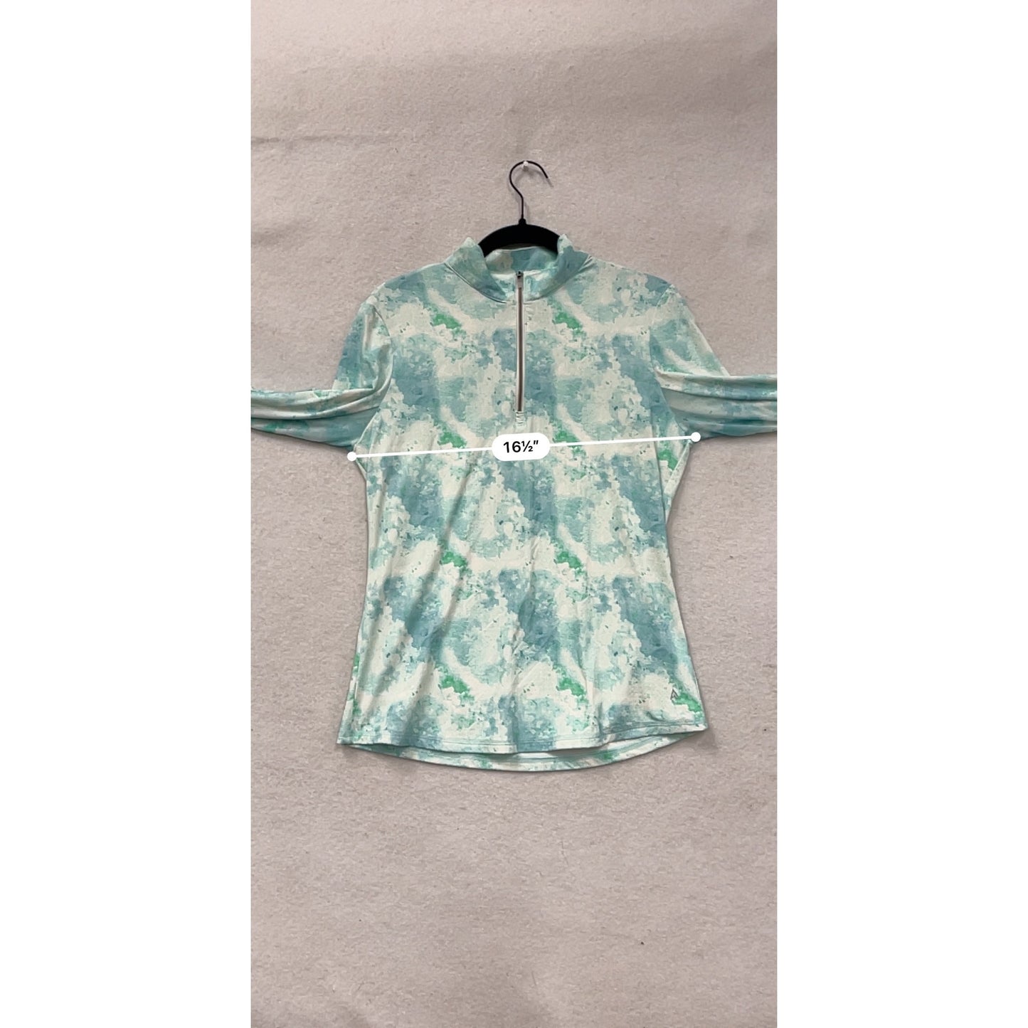 Adair Active S Long Sleeve Watercolor Half-Zip Pullover #8846