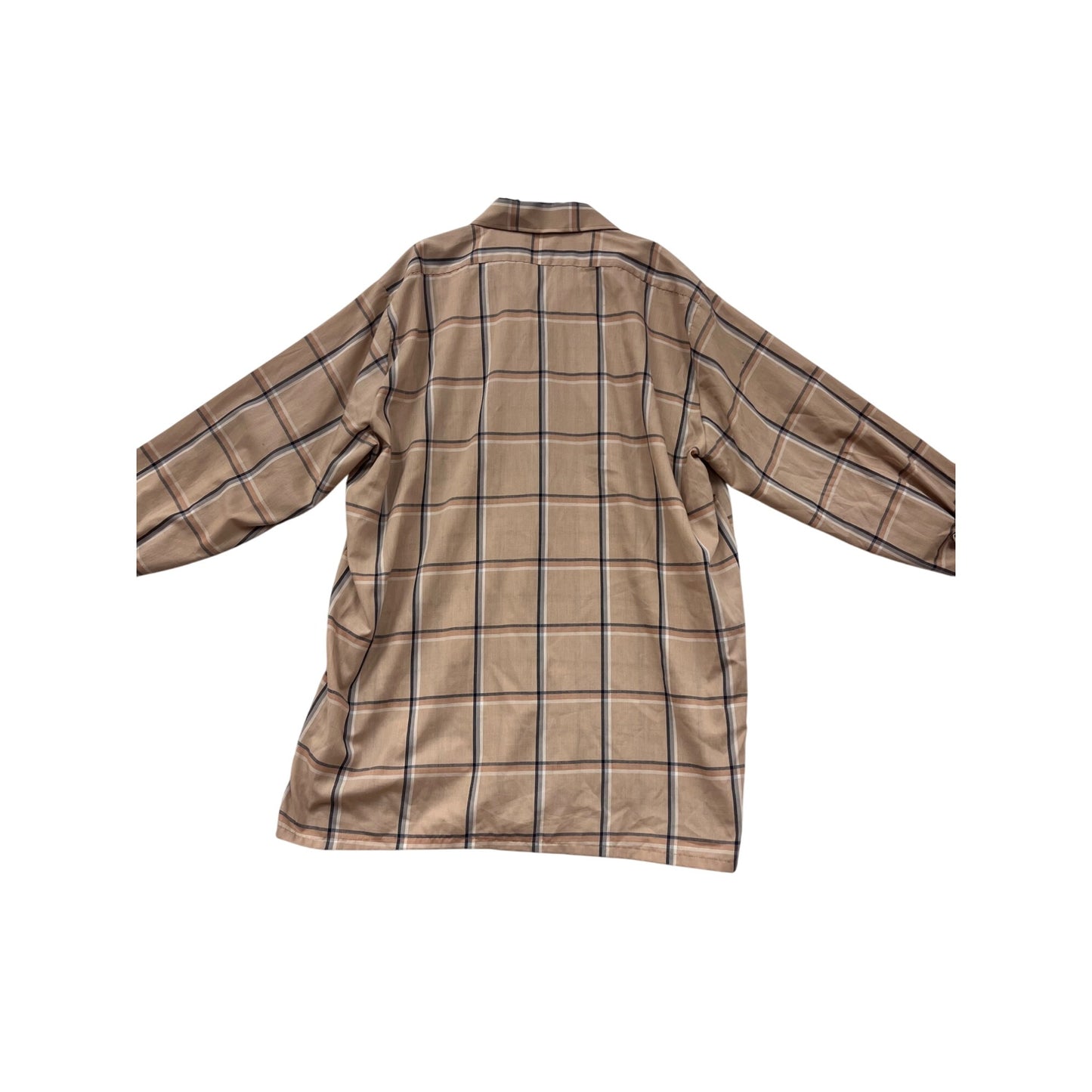 Vintage Sovereign 2XLT Plaid Button-Up Shirt #8435