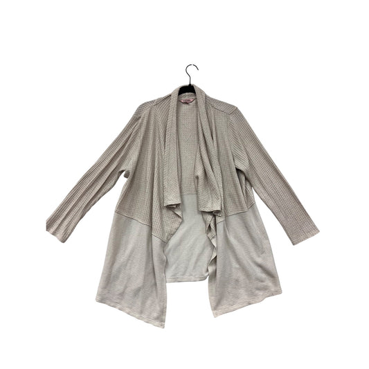 Juicy Couture Womens Beige Lightweight Open Front Cardigan XL #8240