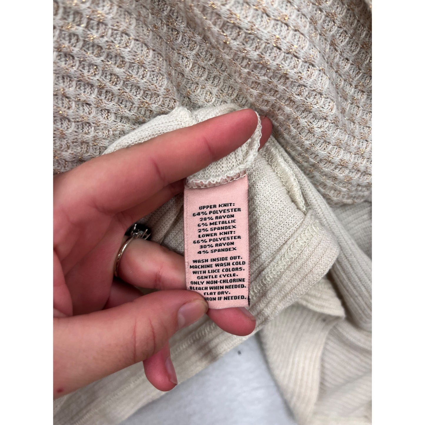 Juicy Couture Womens Beige Lightweight Open Front Cardigan XL #8240