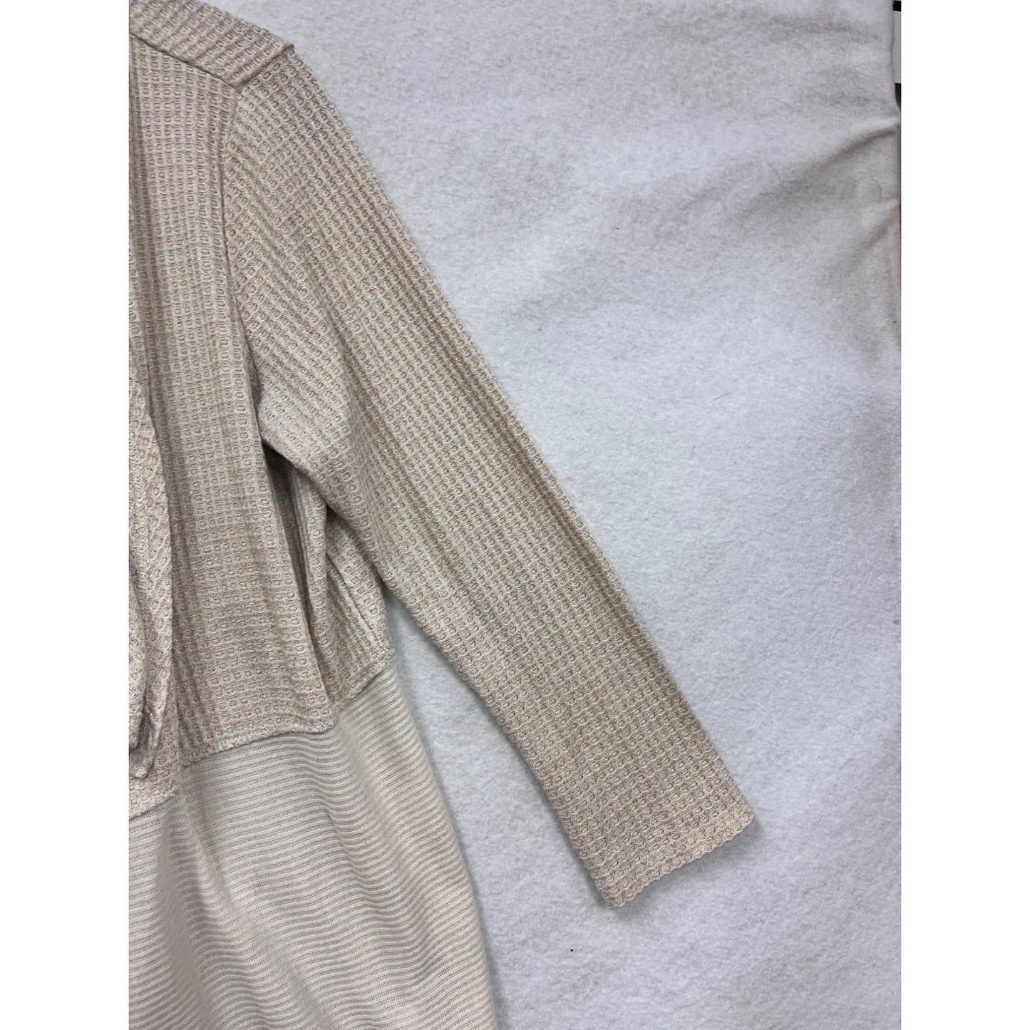 Juicy Couture Womens Beige Lightweight Open Front Cardigan XL #8240