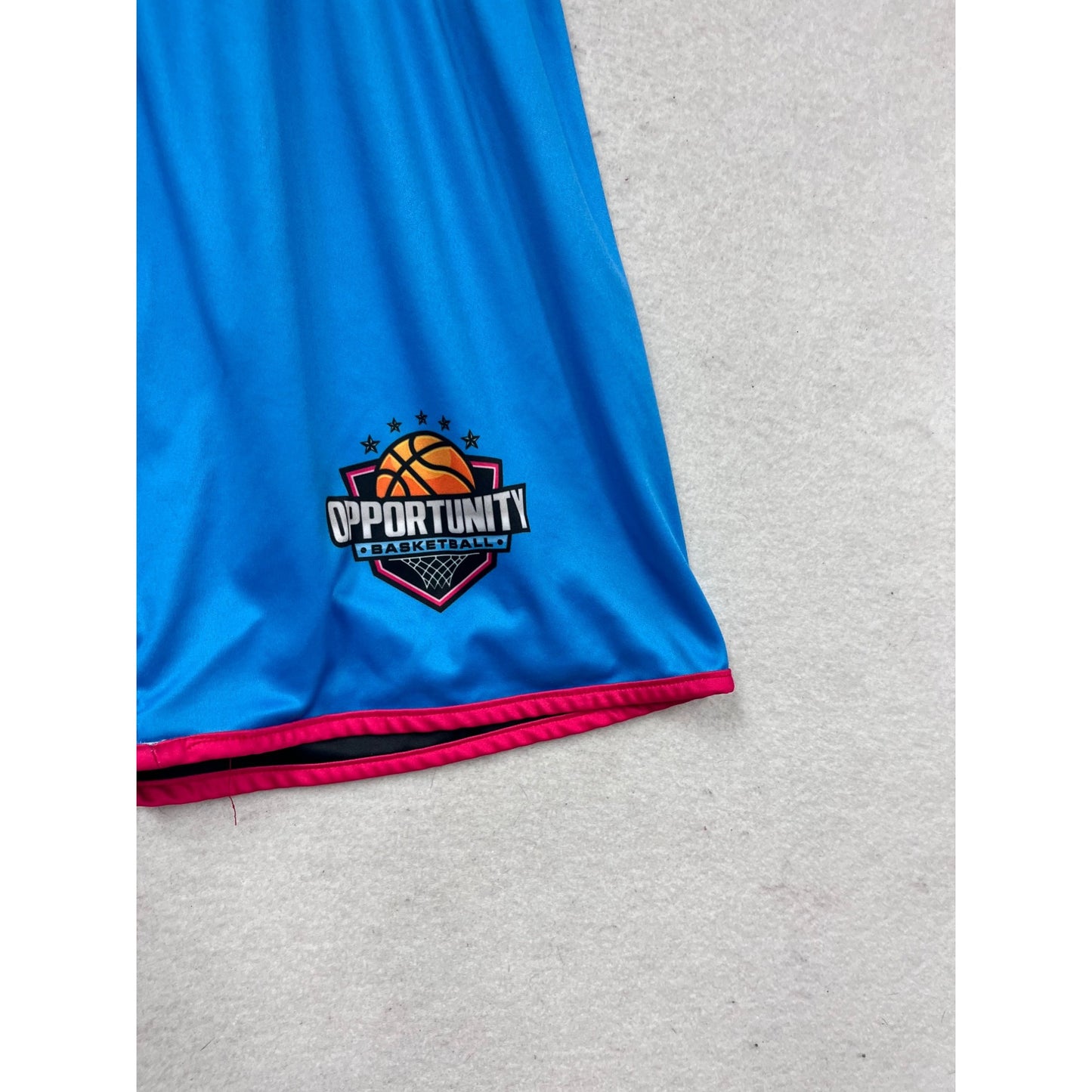 Opportunity Basketball Shorts Blue & Pink #335A