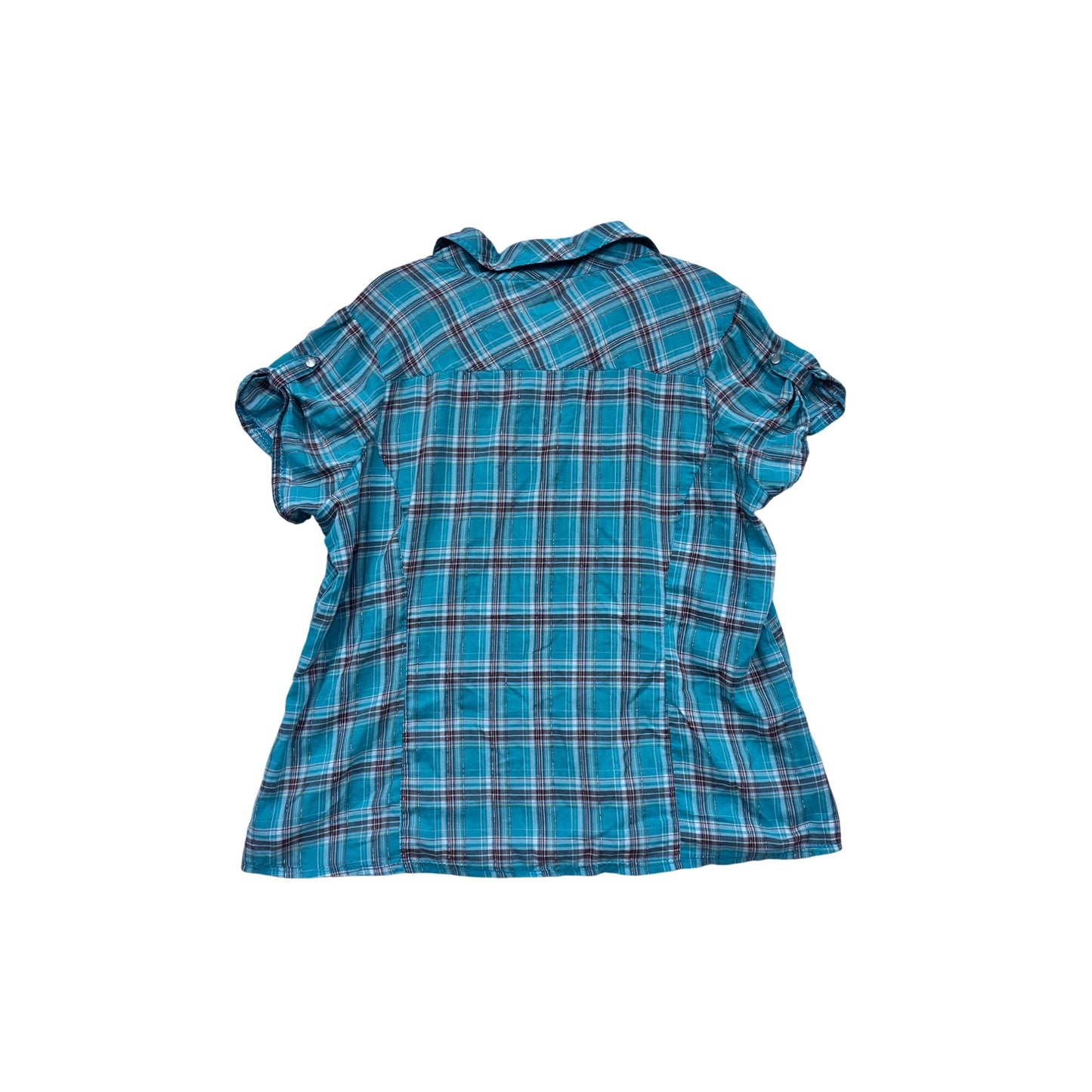 Paper Tee Plaid Button-Up Shirt 2X #497A