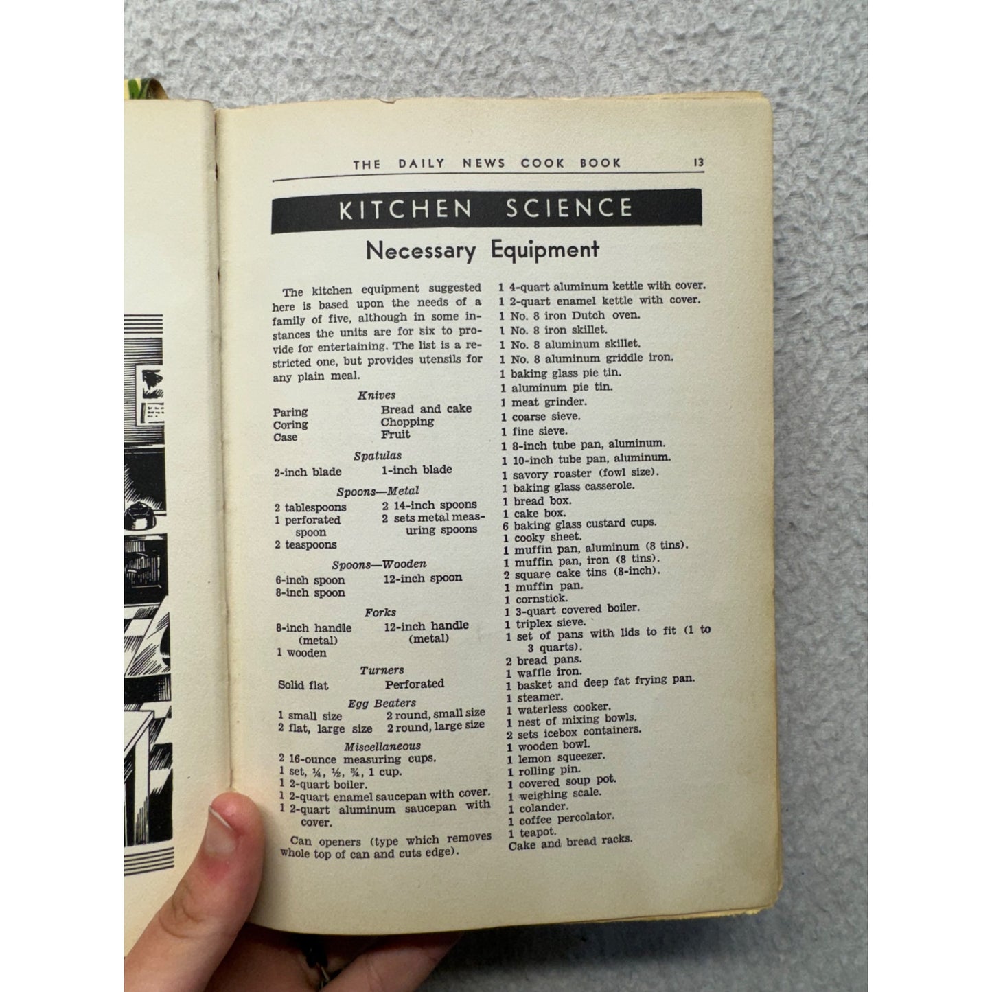 Vintage Chicago Daily News Cookbook Culinary Guide Retro Kitchen Reference #9653