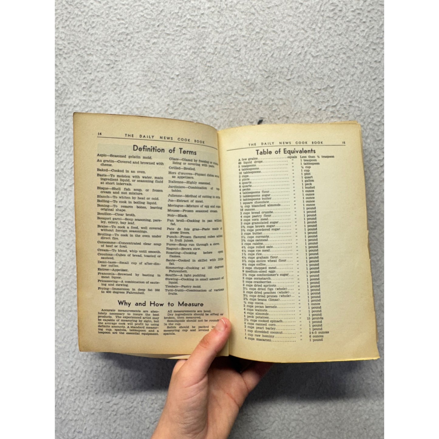 Vintage Chicago Daily News Cookbook Culinary Guide Retro Kitchen Reference #9653