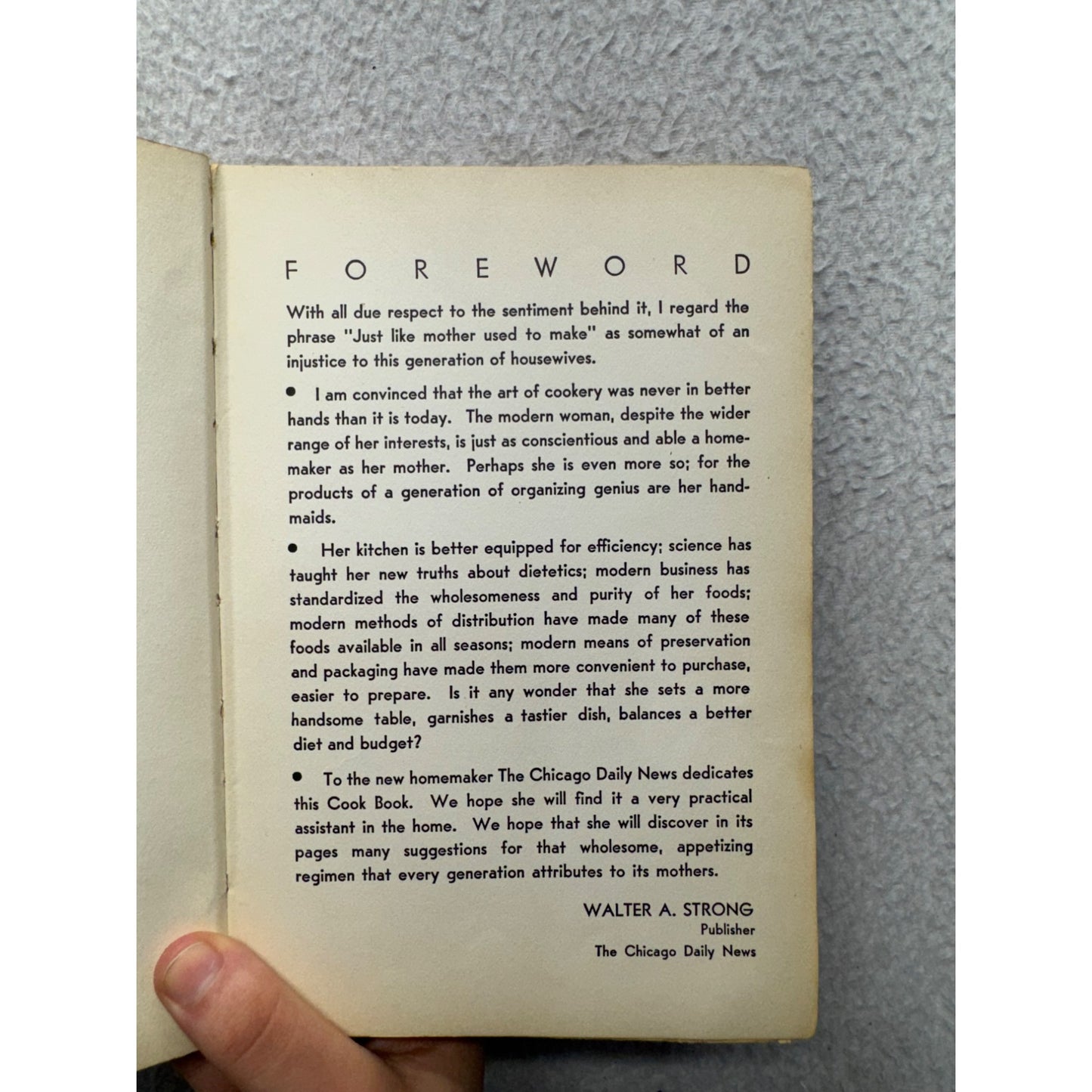 Vintage Chicago Daily News Cookbook Culinary Guide Retro Kitchen Reference #9653