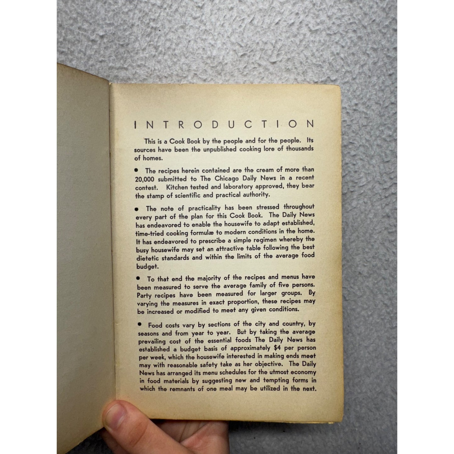 Vintage Chicago Daily News Cookbook Culinary Guide Retro Kitchen Reference #9653