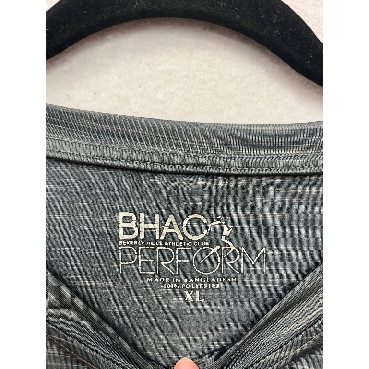BHAC Perform XL Athletic T-Shirt Gray Heather #8705