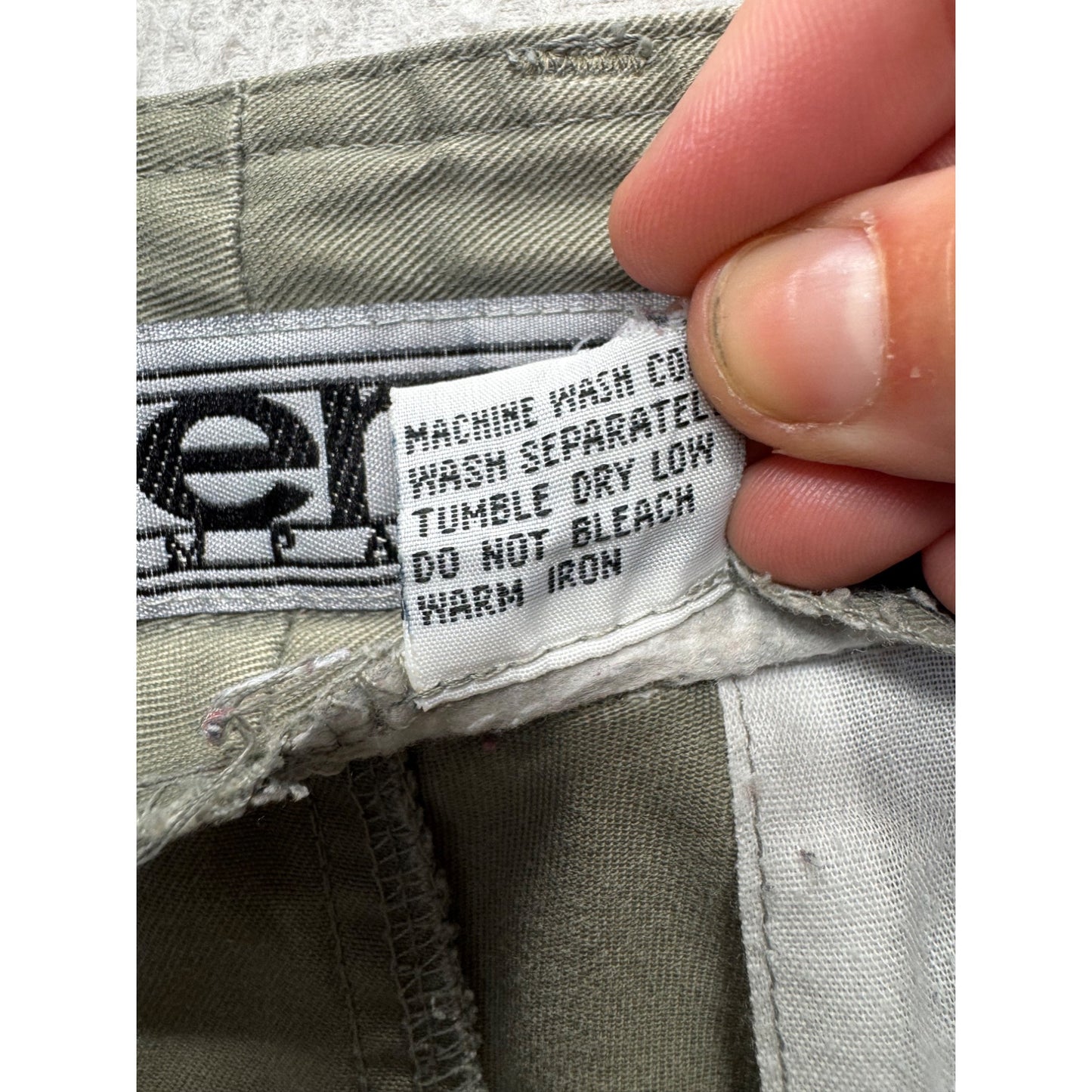 Vintage Mens Company Khaki Pleated Chino Trousers Waist 30 Inseam 31 #7952