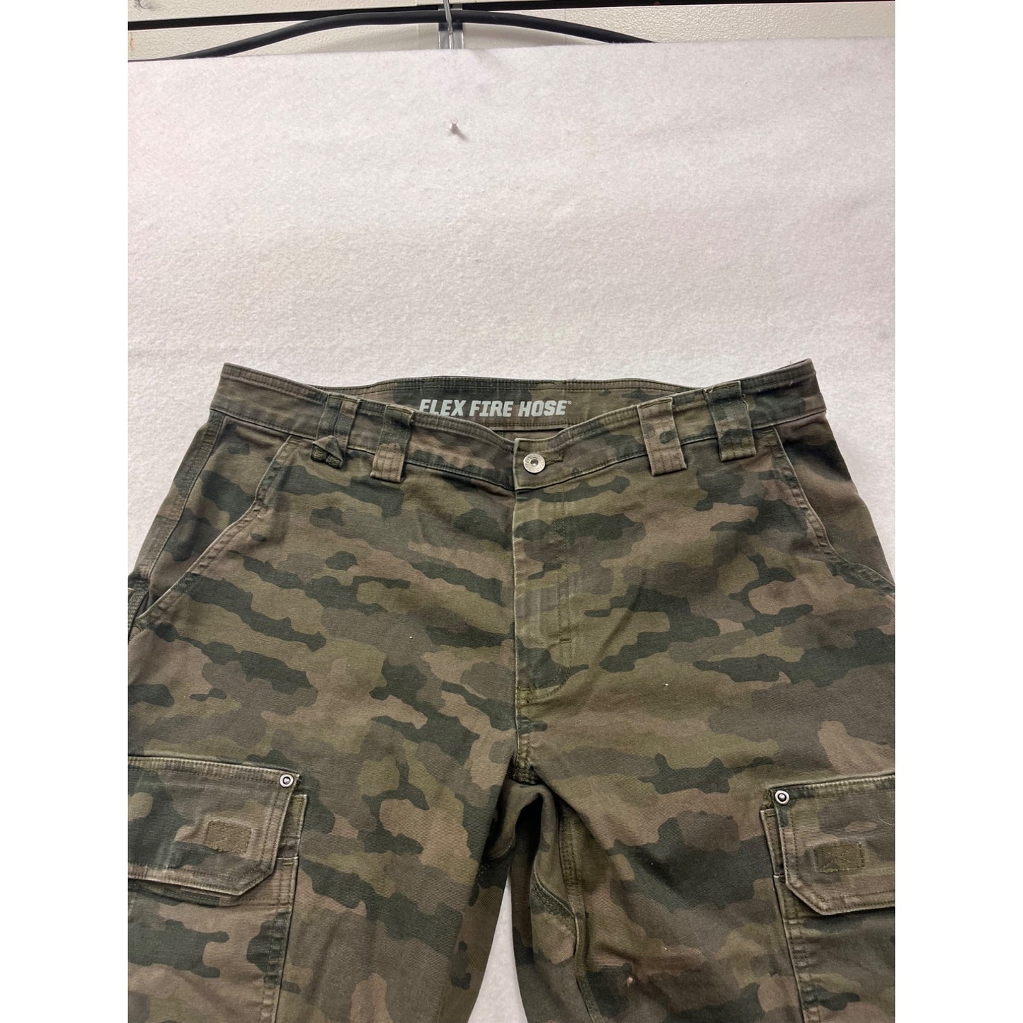 Duluth Trading Co Mens 38x34 Camo Flex Fire Hose Cargo Pants #70A