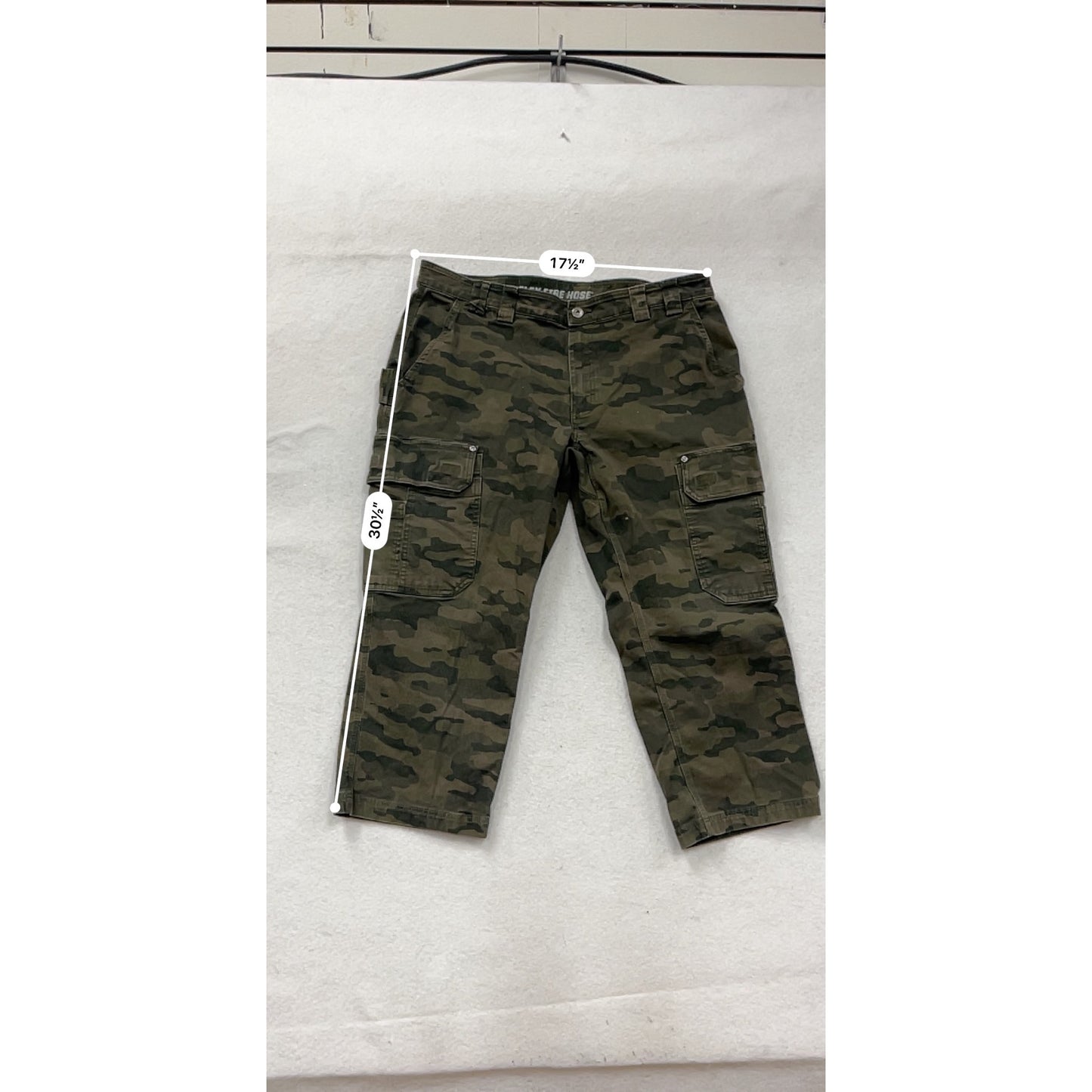 Duluth Trading Co Mens 38x34 Camo Flex Fire Hose Cargo Pants #70A