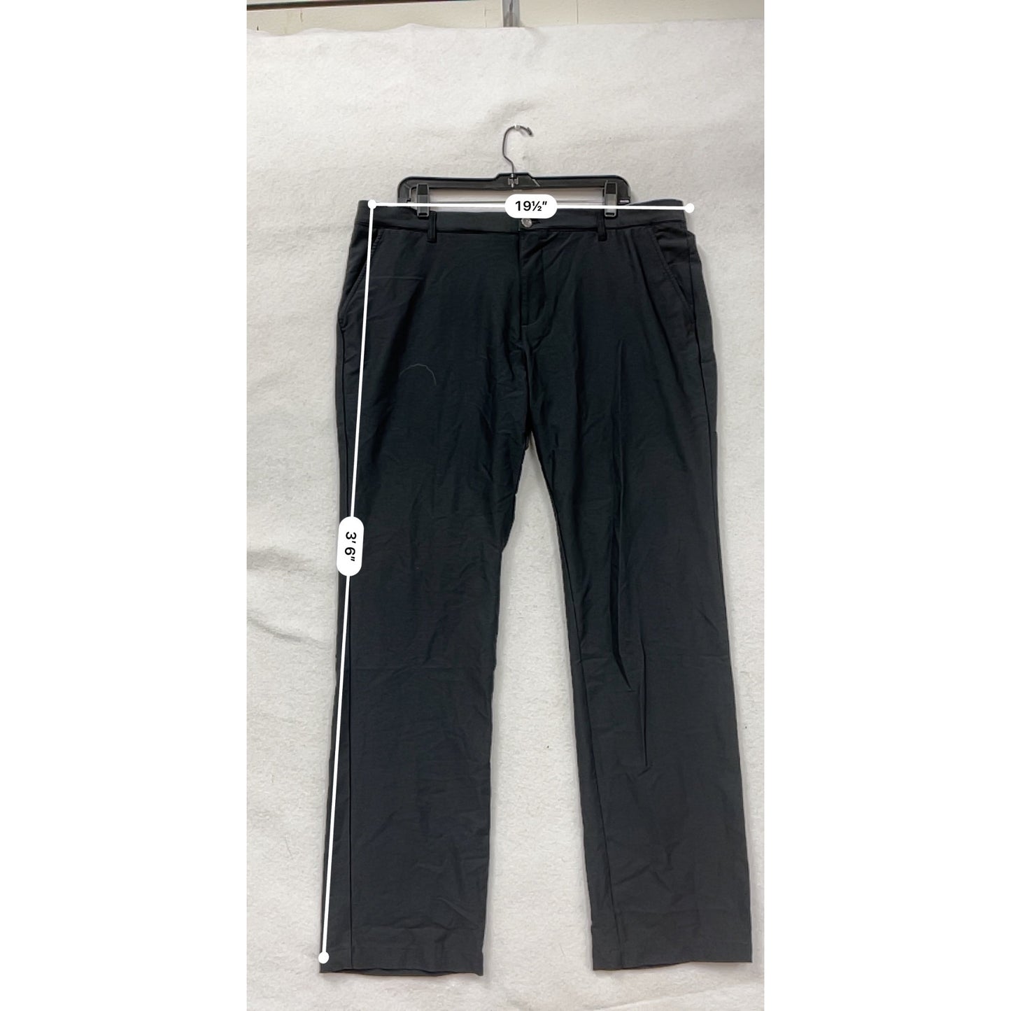 Adidas Black Golf Pants 38x34 Nylon & Polyester #8375