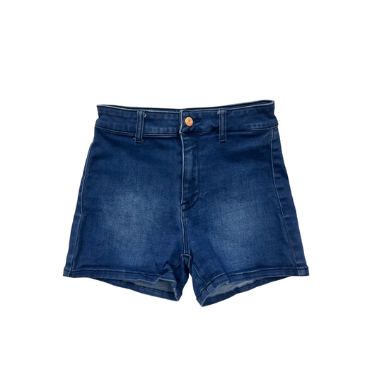 Guess Womens High-Rise Blue Denim Shorts Size 4 #6421