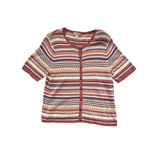 Christopher & Banks Knit Button-Up Cardigan L #508A