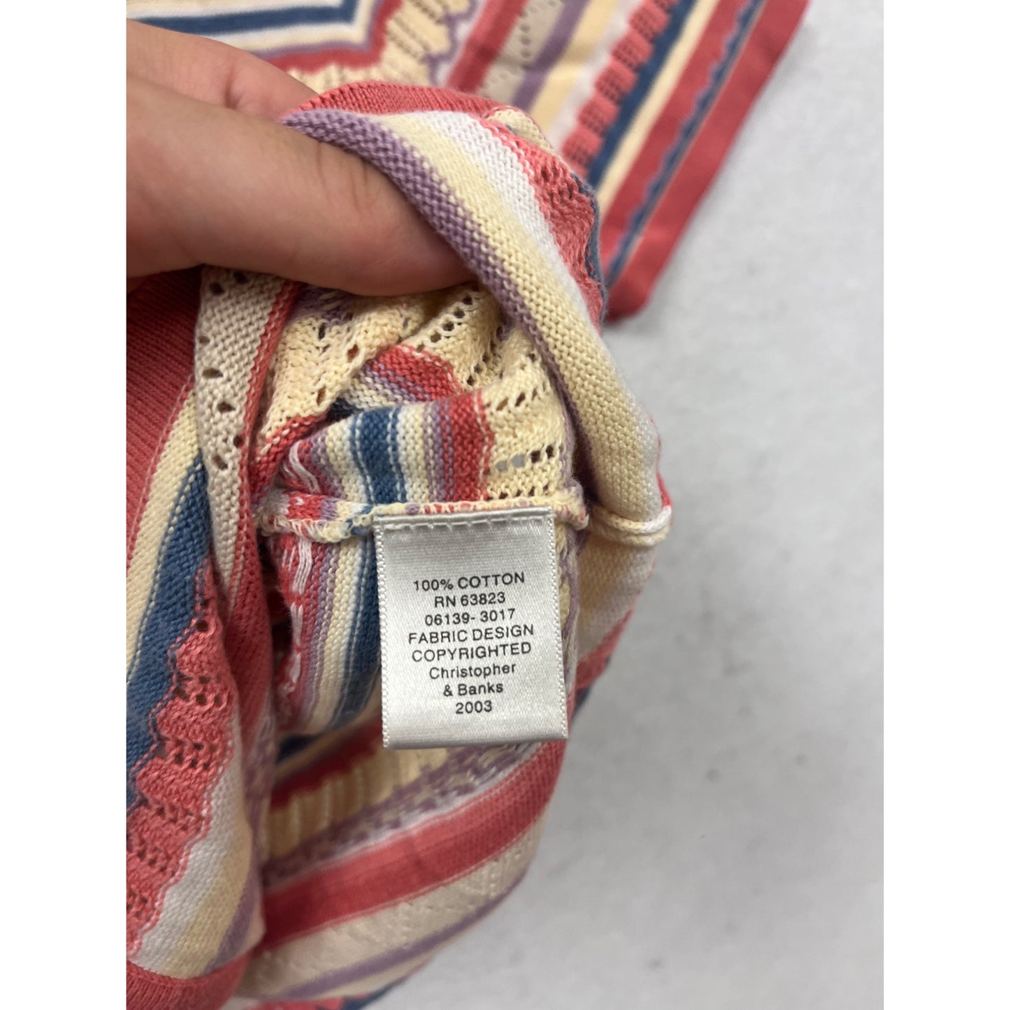 Christopher & Banks Knit Button-Up Cardigan L #508A