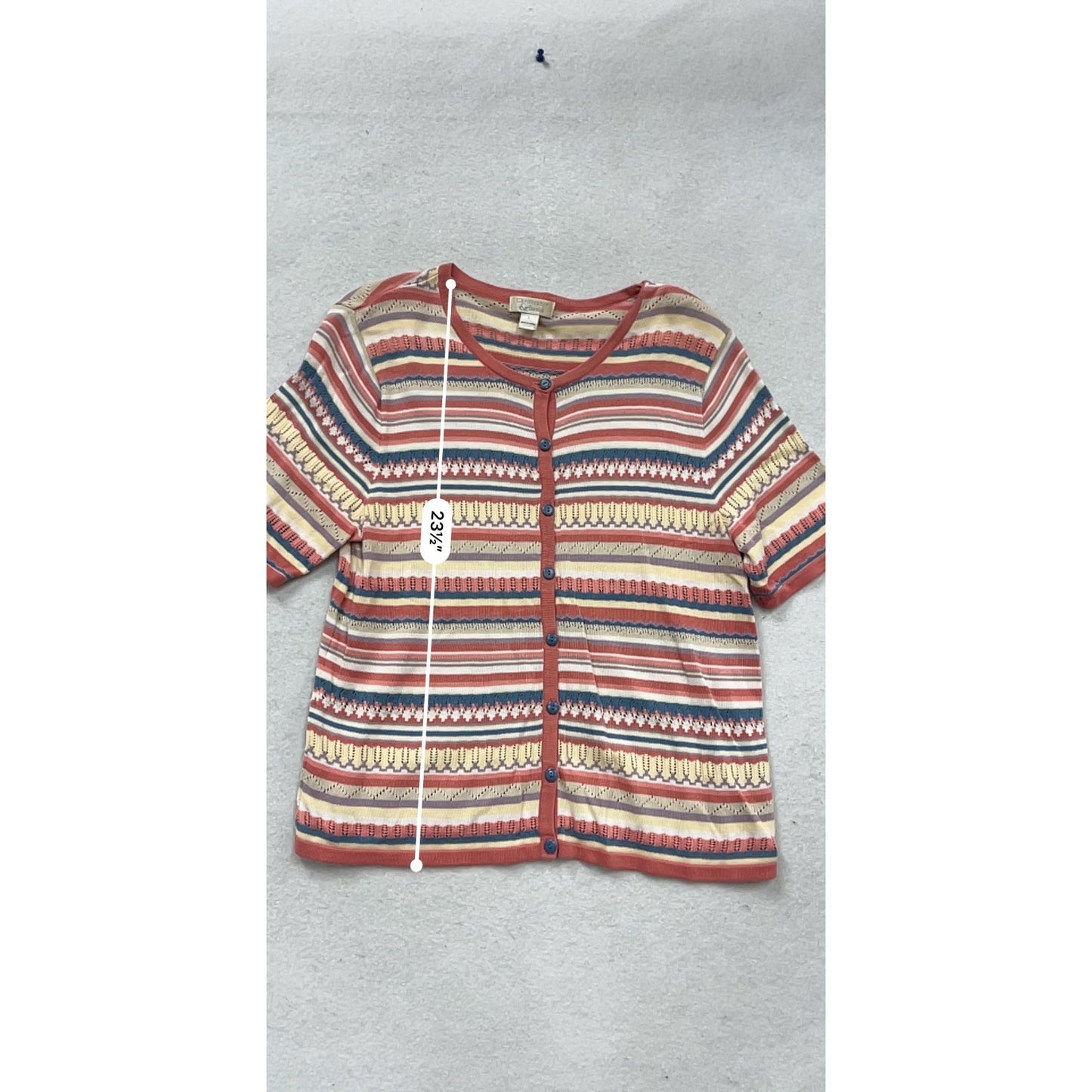 Christopher & Banks Knit Button-Up Cardigan L #508A